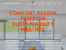 Tablet Screenshot of incognitoheatco.com